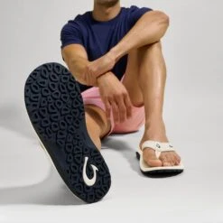 OluKai ‘Ohana - White Sand / Deepest Depths -Urban Sneaker Hub 10110 WS2D 106 M OHANA WhiteSandDeepestDepths