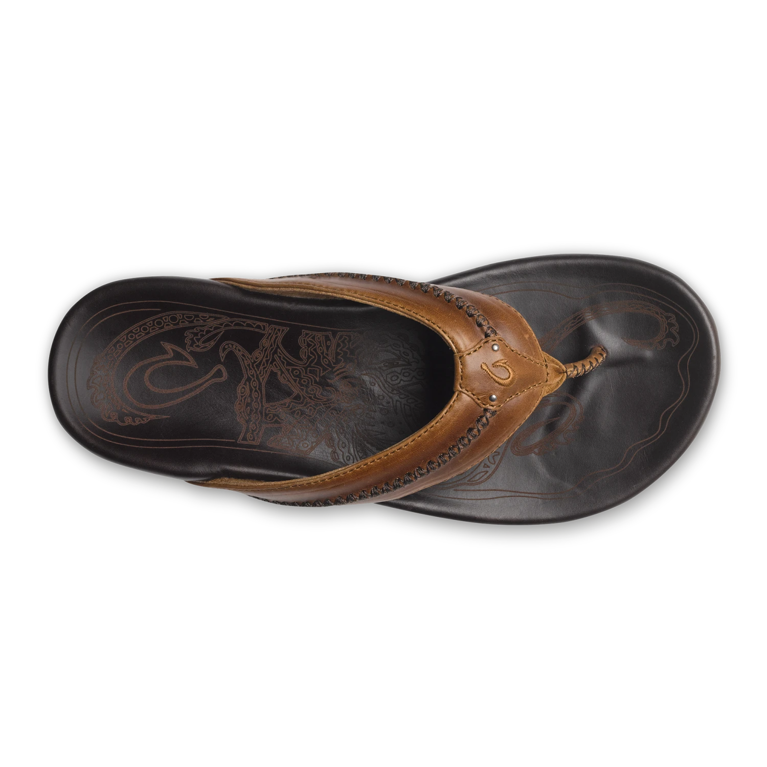 OluKai Mea Ola - Tan / Dark Java 6 OluKai Mea Ola - Tan / Dark Java - Image 4