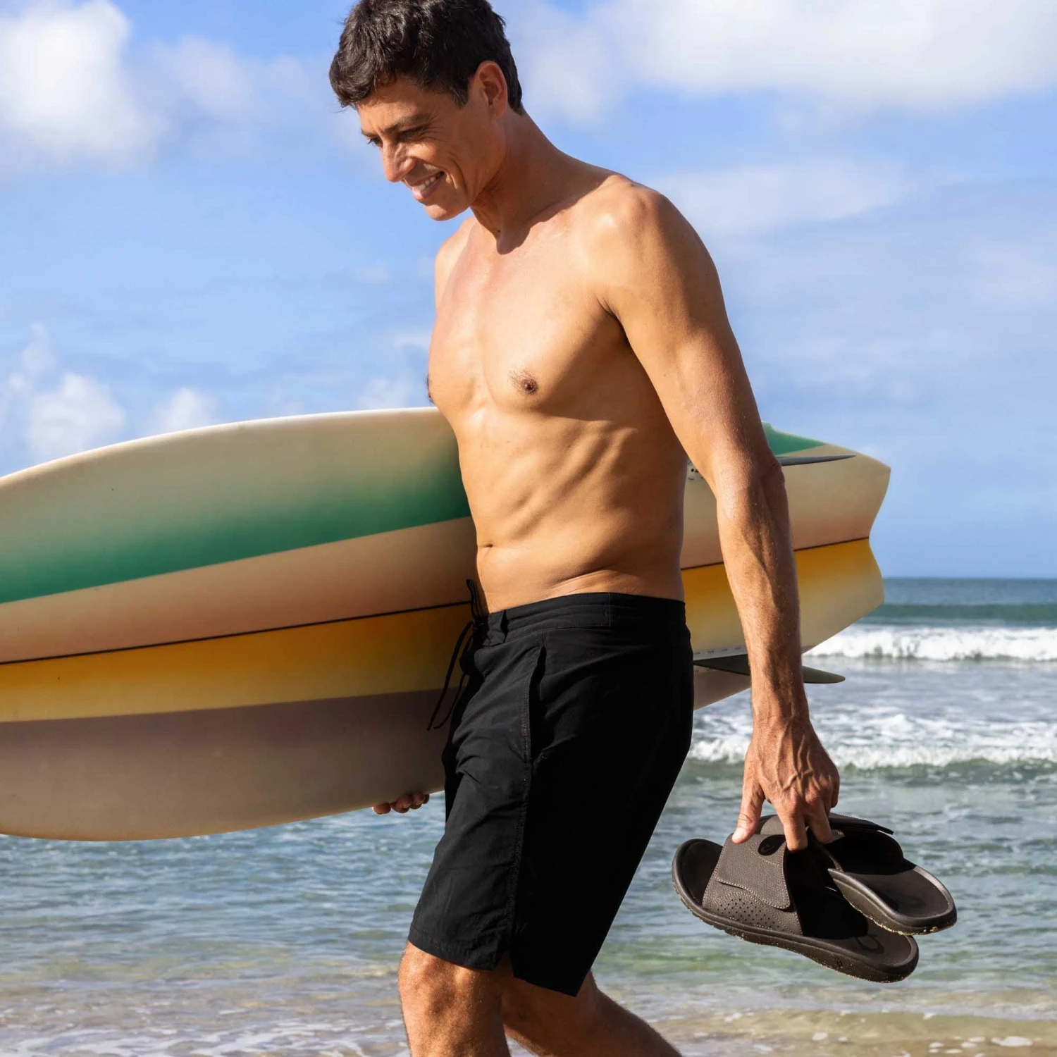 OluKai Nalu Slide - Dark Java 6 OluKai Nalu Slide - Dark Java - Image 4