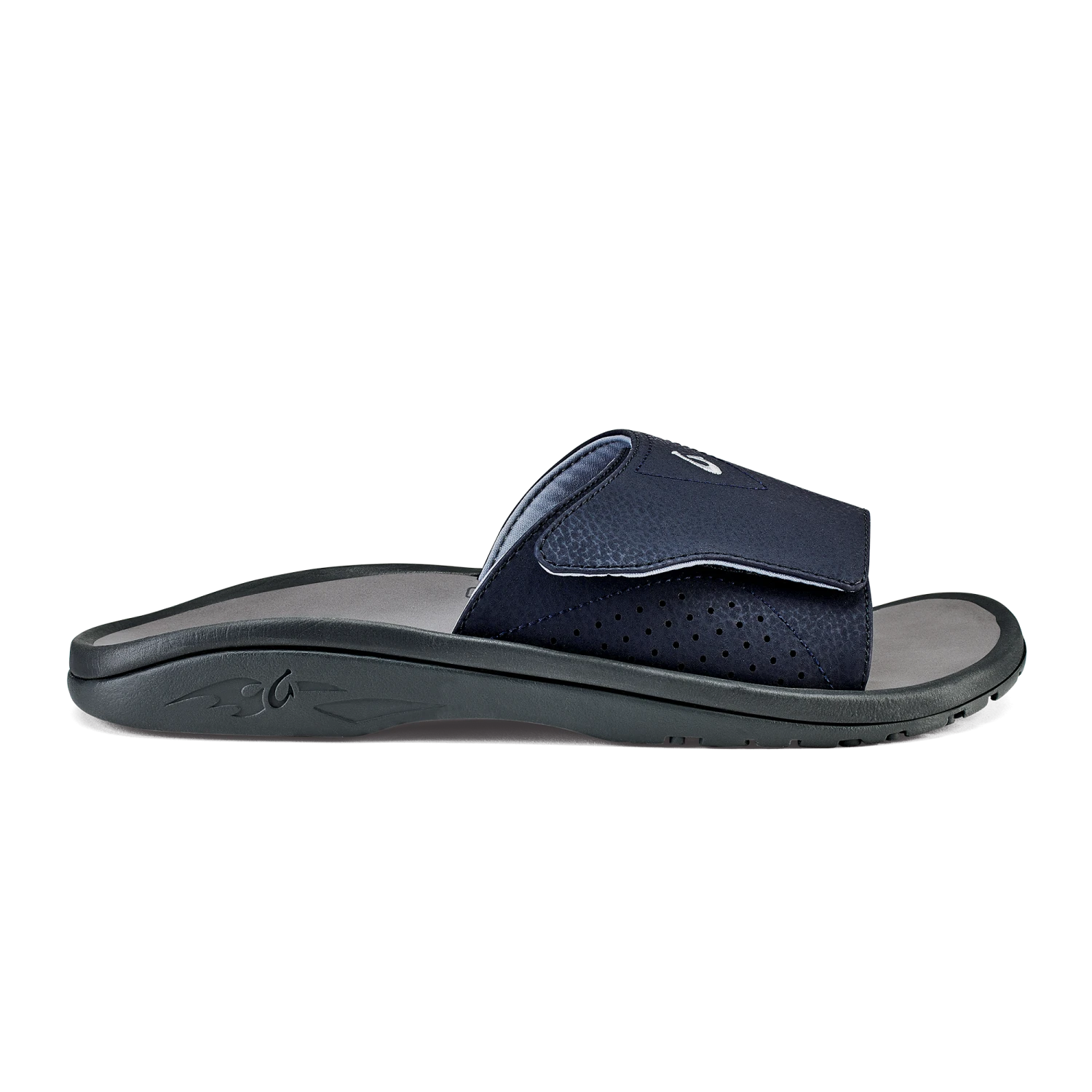 OluKai Nalu Slide - Trench Blue / Charcoal 3 OluKai Nalu Slide - Trench Blue / Charcoal