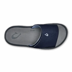 OluKai Nalu Slide - Trench Blue / Charcoal 16 OluKai Nalu Slide - Trench Blue / Charcoal -Urban Sneaker Hub 10332 DE26 004 M NaluSlide TrbChr