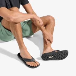 OluKai Ulele - Dark Shadow / Black -Urban Sneaker Hub 10435 6C40 102 M ULELE DkShadowBlack