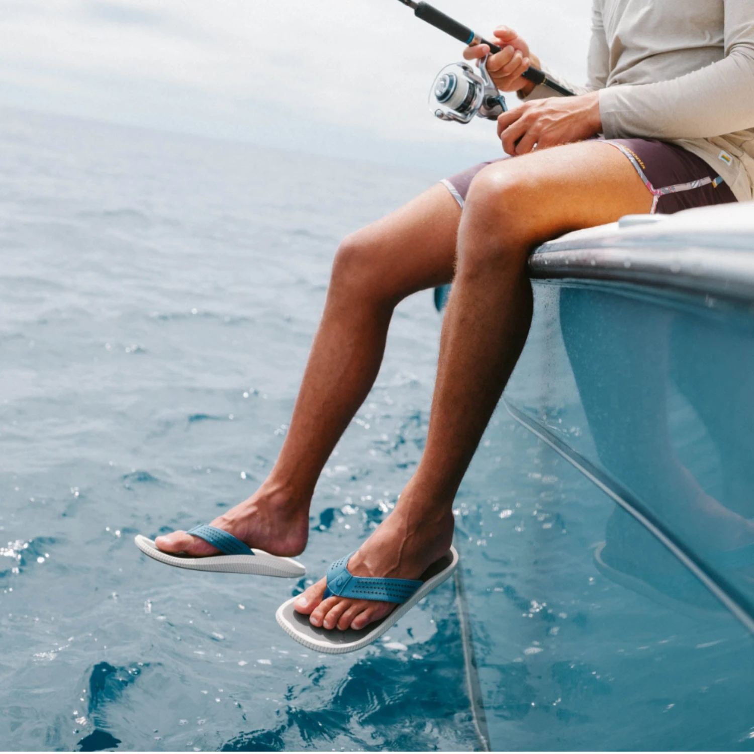 OluKai Ulele - Slate Blue / Charcoal 8 OluKai Ulele - Slate Blue / Charcoal - Image 6