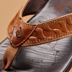 OluKai Hikianalia - Tan / Dark Java 14 OluKai Hikianalia - Tan / Dark Java -Urban Sneaker Hub 10440 RK87 HIKIANALIA M Tan DkJava 1