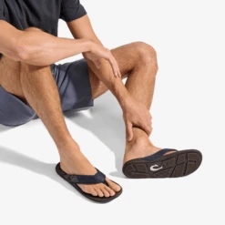 OluKai Tuahine - Trench Blue / Dark Wood 15 OluKai Tuahine - Trench Blue / Dark Wood -Urban Sneaker Hub 10465 DE63 102 M TUAHINE TrenchBlueDkWood