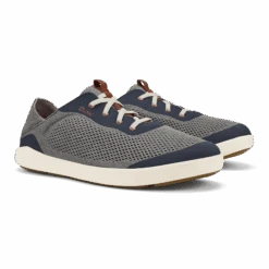 OluKai Moku Pae - Ash / Trench Blue -Urban Sneaker Hub 10472 AUDE 003 M MOKUPAE AshTrenchBlue