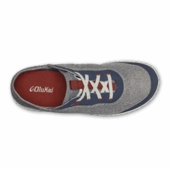 OluKai Moku Pae - Ash / Trench Blue -Urban Sneaker Hub 10472 AUDE 004 M MOKUPAE AshTrenchBlue