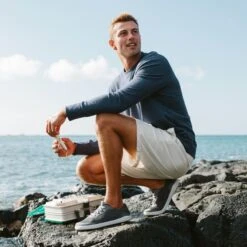 OluKai Moku Pae - Pavement / Vintage Blue -Urban Sneaker Hub 10472 PVVN 102