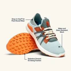 OluKai Manele - Pale Moss / Molten Orange -Urban Sneaker Hub 10508 3G9U 201