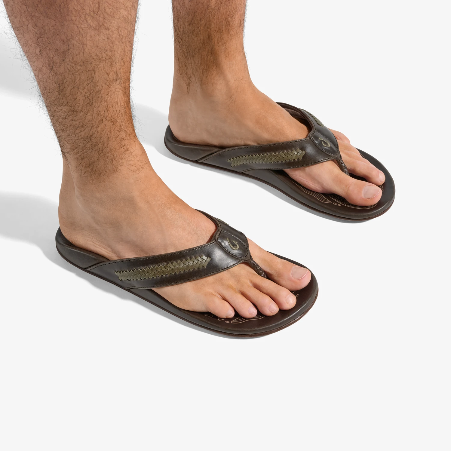 OluKai Mea Ola Mano-Dk Java / Mustang 4 OluKai Mea Ola Mano-Dk Java / Mustang - Image 2