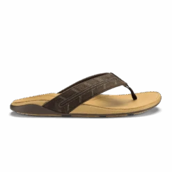 OluKai Tuahine Palm-Dk Java / Golden Sand