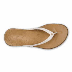 OluKai Honu - Bright White / Golden Sand -Urban Sneaker Hub 20436 WBGS 004 W Honu BrightWhiteGoldenSand