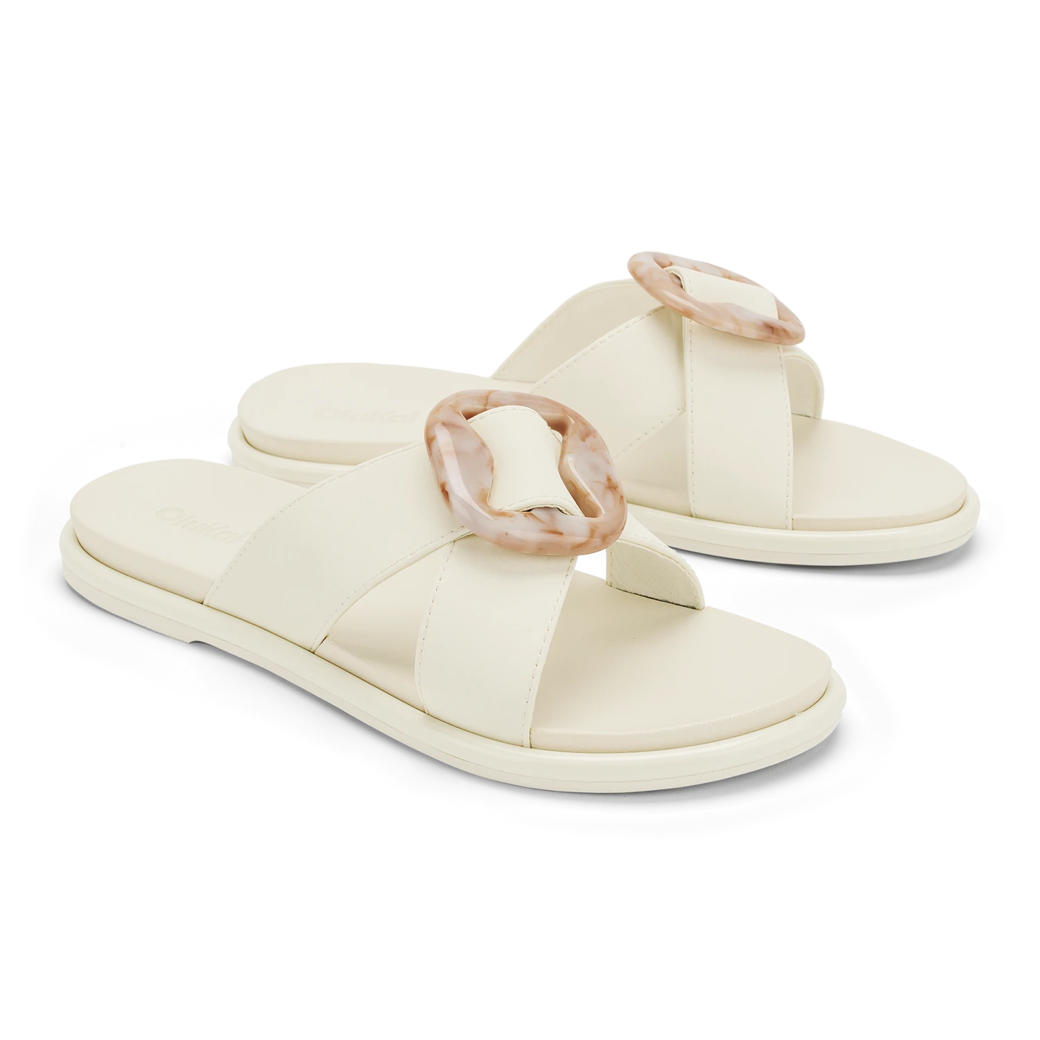 OluKai La‘i Slide - White Sand 6 OluKai La‘i Slide - White Sand - Image 4