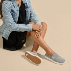 OluKai Pehuea Luxe - Ash -Urban Sneaker Hub 20539 AUAU 102 W PEHUEALUXE AshAsh