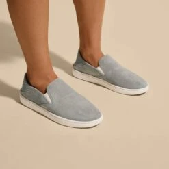 OluKai Pehuea Luxe - Ash -Urban Sneaker Hub 20539 AUAU 105 W PEHUEALUXE AshAsh