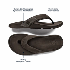 OluKai Tuahine - Dark Wood 15 OluKai Tuahine - Dark Wood -Urban Sneaker Hub Tuahine Dark Wood